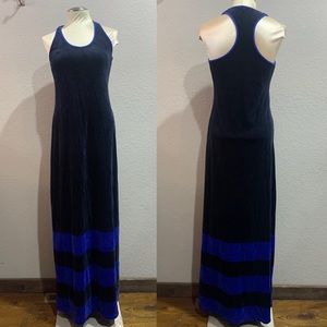 Juicy Couture  blue winter maxi dress M 💙